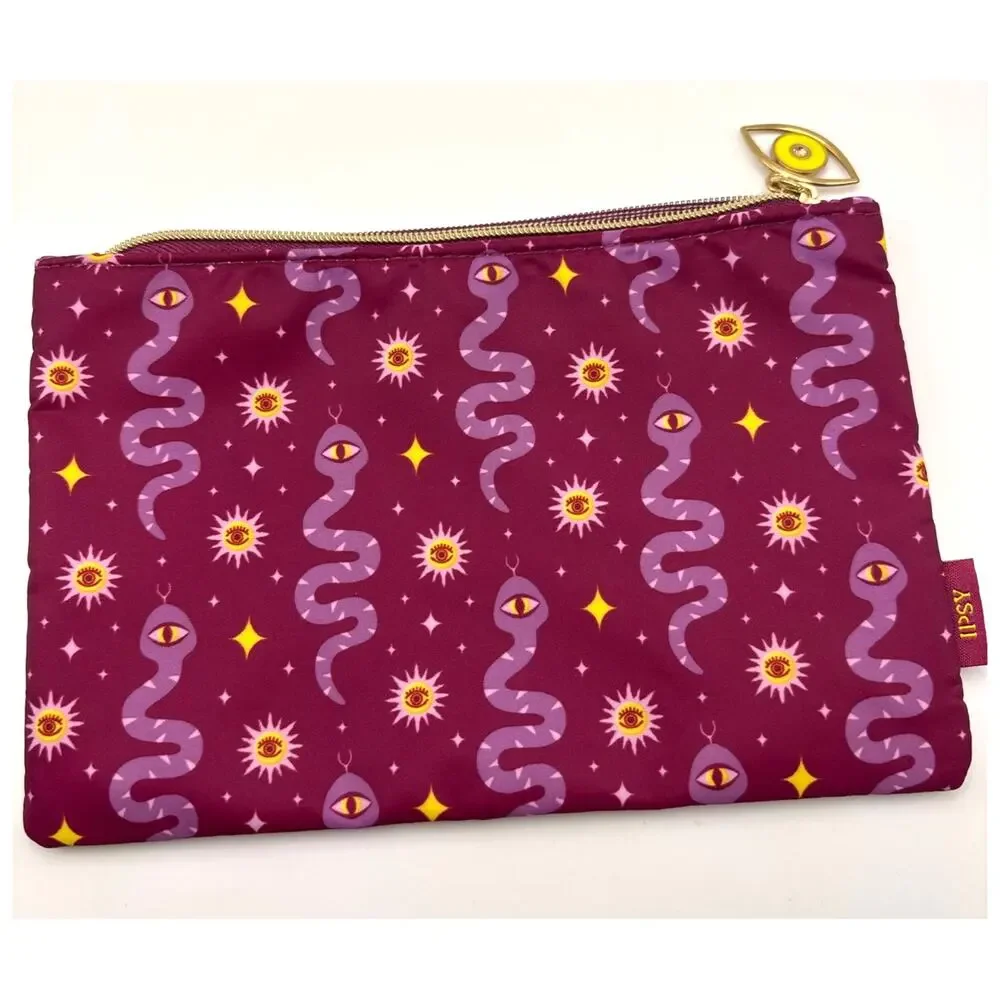 IPSY Makeup / Small Cosmetic Glam Bags Set of 3 Assorted Halloween Designs NEW